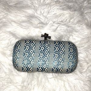 Turquoise clutch casual fit or night out